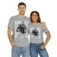 thumbnail image 3 of Vintage Football Player Game Day Unisex Retro Graphic Tee Sport Grey Large, 3 of 5