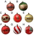 thumbnail image 3 of 6Pcs 3.15 Inches Christmas Balls Ornaments Christmas Tree Pendants Shatterproof Decorative Baubles Balls for Christmas Tree Decor for Holiday Wedding Party Decoration, 3 of 9