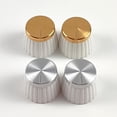 thumbnail image 2 of Quick-Install Bass Guitar Knobs, Heavy-Duty Aluminum Control Caps for Stage Easy Grip Design, 2 of 9
