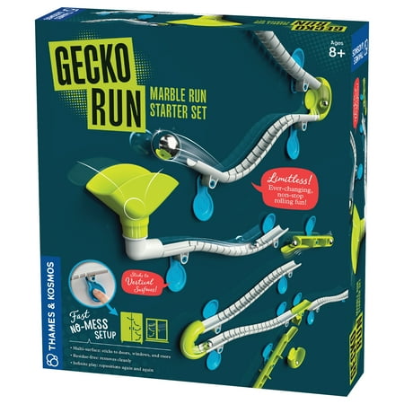 Thames & Kosmos Gecko Run: Marble Starter Kit: Includes Marble Run & Marbles, 1 count, Children Ages 8+