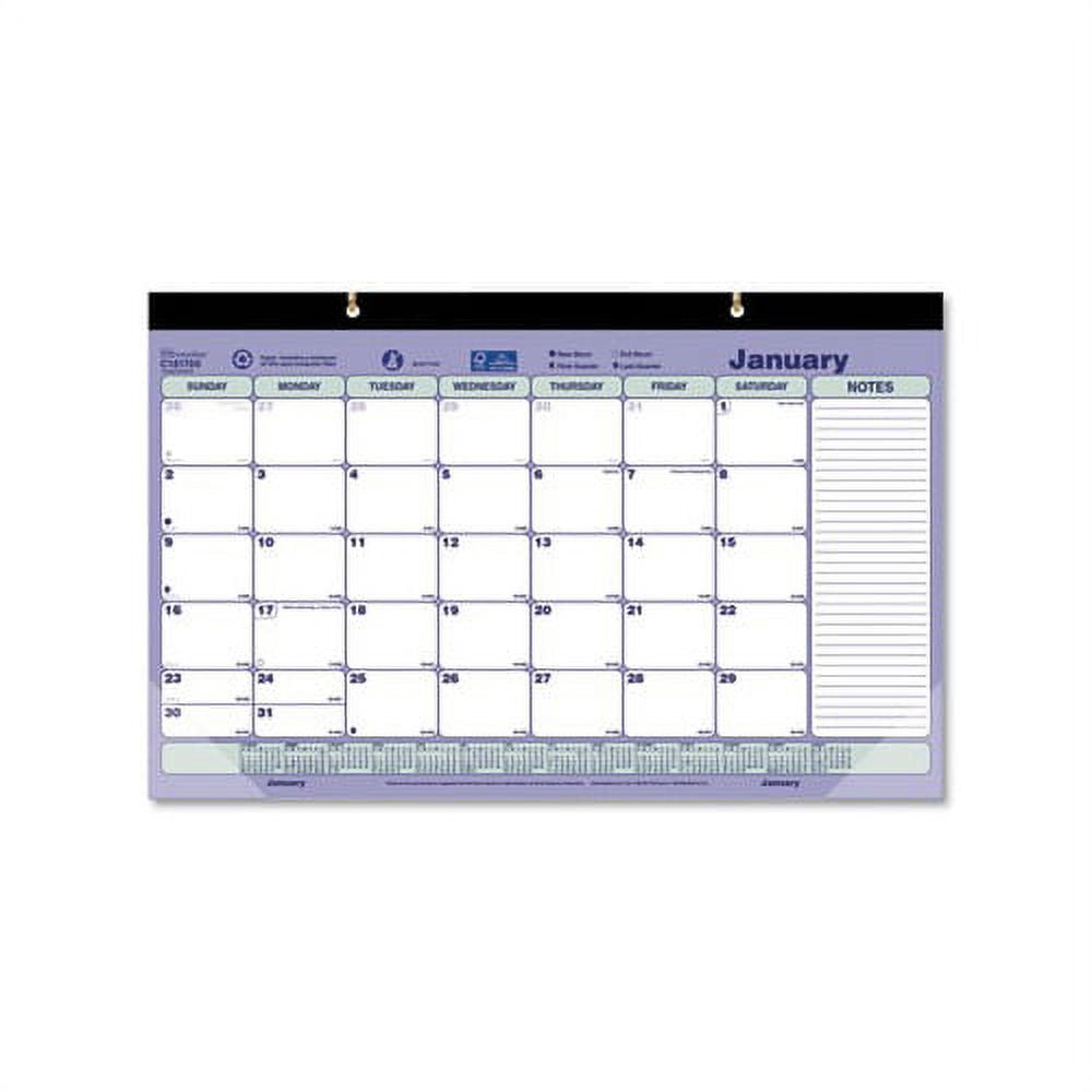 Monthly Desk Pad Calendar 17.75 x 10.88, 2022