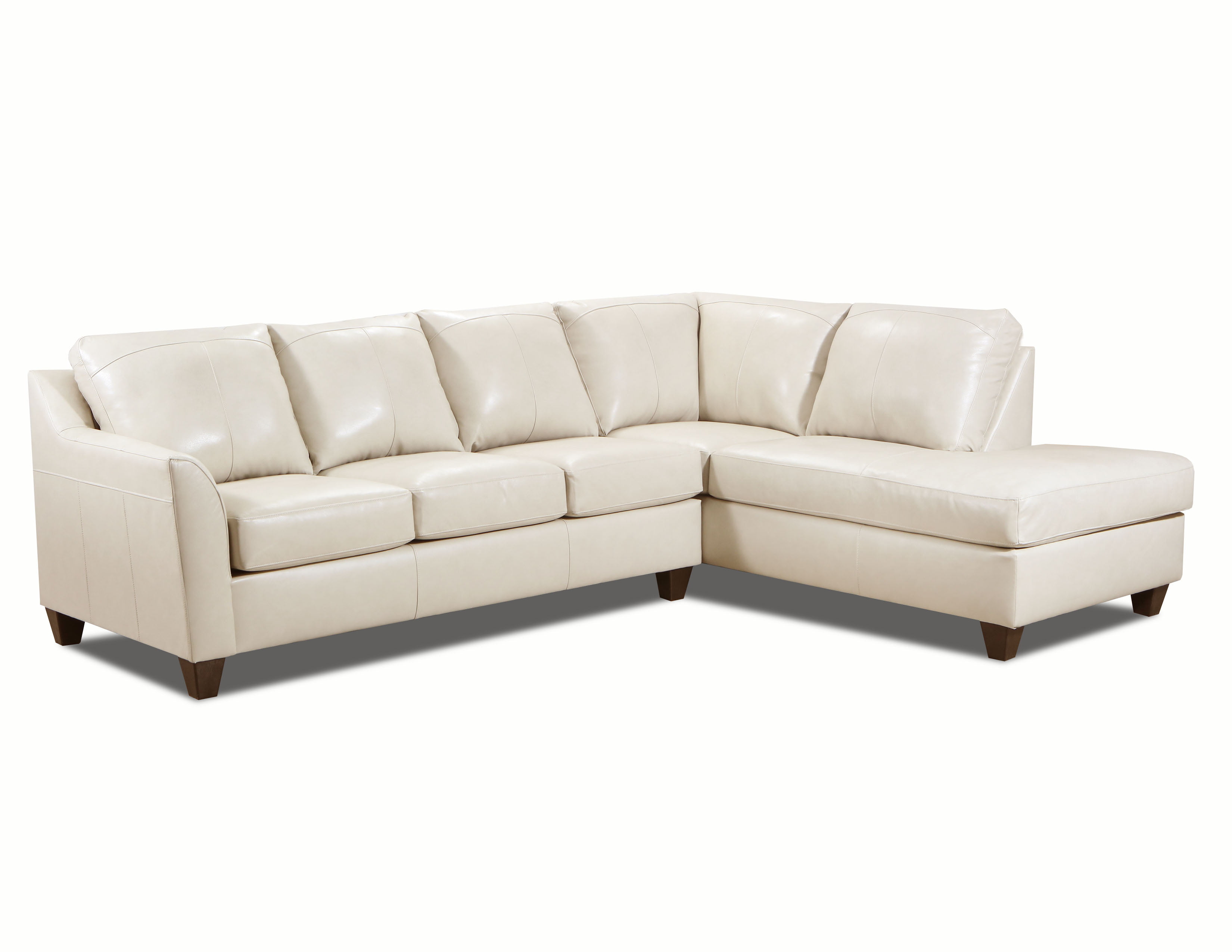 Lane Home Furnishings Soft Touch Cream Sectional Component RAF Bump