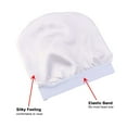 thumbnail image 5 of Cotton Hair Cover Bonnet Sleep Cap Silky Lined Sleep Cap Hat for Night Sleeping Women Natural Curly Long Hair Wrap Stay All Night, 5 of 5