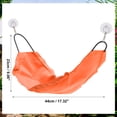 thumbnail image 4 of Bearded Dragon Hammock Lizard Hammock with Suction Cups Hooks Bearded Dragon Tank Accessories Reptile Lounger for Geckos Orange 1 Set, 4 of 7