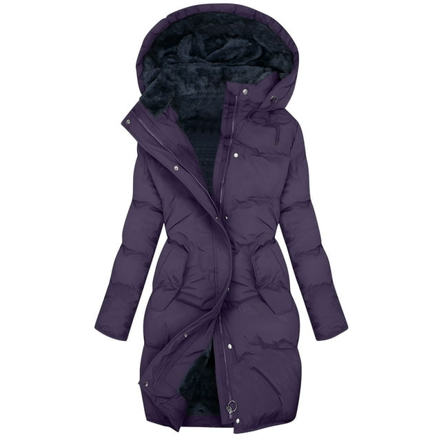 Winter Coats for Women - Regular Length, Padded - Casual, Everyday Use