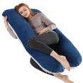 thumbnail image 3 of U Shaped Full Body Pillow for Adults, Memory Foam Pregnancy Pillow with Cooling Cover Maternity Support for Side Sleepers, 3 of 8