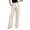 AB666 Beige, variant on Satin Dress Pants For Women Straight Leg High Waisted Formal Trousers Solid Color Work Business Suit Pants,Black,Size S-Xl