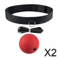 thumbnail image 1 of Boxing Ball,Juego de diadema con pelota de boxeo para niños y adultos,Diadema ajustable de boxeo Ejercicio,Bola de reflejo de MMA con diadema Fitness,Hogar Pelota, 1 of 8