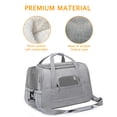 thumbnail image 6 of EOIVSH Cat Carrier,Small Medium Pet Carrier,Breathable Mesh Dog Travel Bag with Wool Mat,Grey, 6 of 10