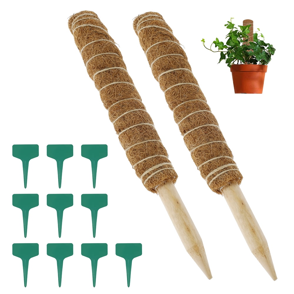 Coconut Coco Pole Moss Totem Climbing Stick Plant Extension Support