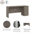 thumbnail image 3 of Bureau d’ordinateur 65L avec tiroirs Logan de Bestar, érable argenté, 3 of 8
