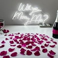 thumbnail image 3 of CADODIS Will You Marry Me Neon Sign LED Light Proposal Wedding Party Engagement Room Decor Romantic Celebration Wall Art, 3 of 5
