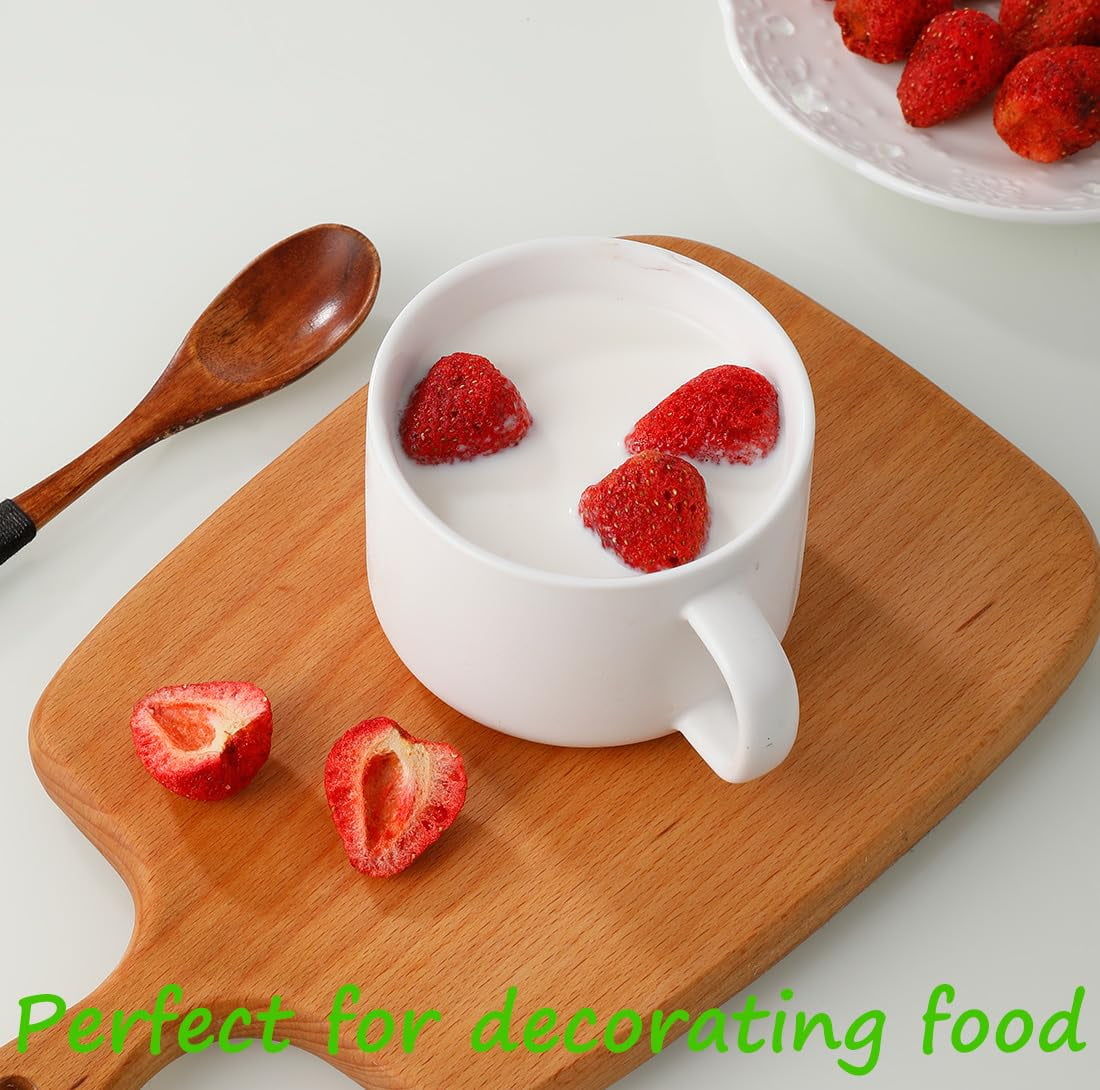 ULTHMOK Freeze-Dried Strawberries, Whole, 4 Oz (114g), 100% Natural, No Additives