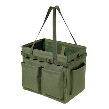 

Moocorvic Garden Tool Bag Camping Bag Hard Bottom Garden Tool Organizer Collapsible Tool Organizers And Storage Toolbag Tool Tote For Camping Car Outdoor Clearance