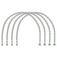 thumbnail image 1 of Conector de línea de suministro de grifo Uxcell de 32", G3/8 hembra x M10 macho, manguera de suministro de agua trenzada de acero inoxidable 304, paquete de 4, 1 of 7