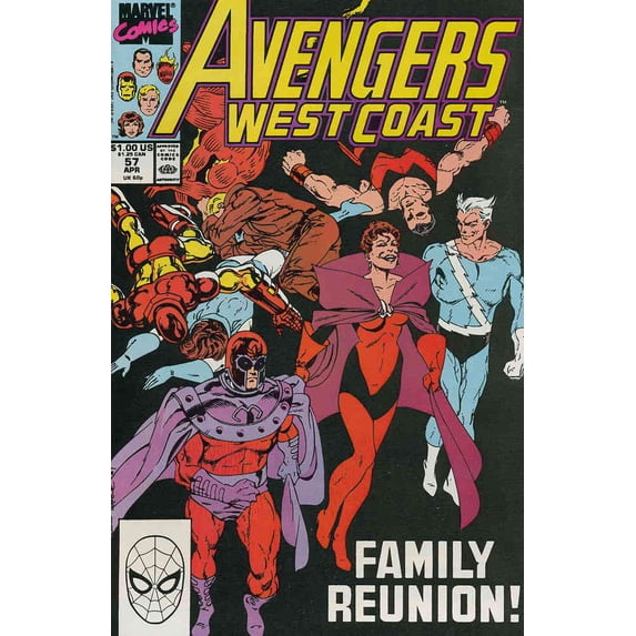 Avengers West Coast #57 VF ; Marvel Comic Book