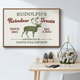 thumbnail image 5 of Christmas Farm Sign IV - Framed Gallery Wrapped Holiday Canvas - 27 x 41 - Rosewood Frame, 5 of 8