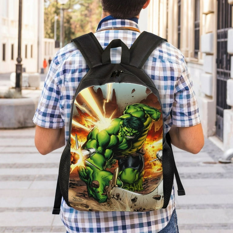 16in Green Hulk Backpacks For Boys Girls Laptop Bags Lightweight Durable Backpack Schoolbag For Teens Elementary Middle School Bookbag Walmart