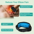 thumbnail image 5 of 2 Pairs Tennis Elbow Support Strap, Golfers Elbow Brace with Compression Pad for Men & Women; Counterforce Tendonitis Elbow Strap for Tennis & Golfer's Elbow Pain Relief, 5 of 7