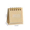 thumbnail image 5 of Calendario de Escritorio Pequeño 2025 Mini Calendario Calendario sin Imprimir Check In Planificador de Cuenta Regresiva Accesorios de Escritorio Mini Calendario de Escritorio, 5 of 5