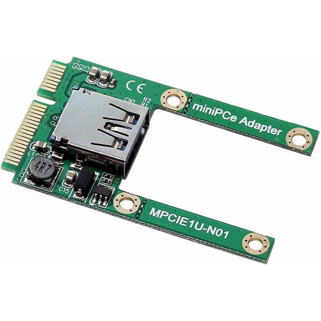 Genérico wefenad Tarjeta adaprani PCI-E a USB 2.0. Compatible con Tarjetas PCI Exprde tamaño Completo y Medio.