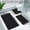Black, variant on 3-Piece Cobblestone Bathroom Mat Set, 25D Sponge Absorbent Non-Slip Velvet Fleece Rugs