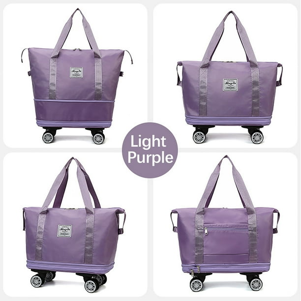 Organizadores de armario y almacenamiento, Organización y almacenamiento, Contenedores de almacenamiento, Bolsa de viaje universal con ruedas, Bolsa de viaje impermeable y plegable de gran capacidad,