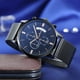 thumbnail image 5 of Reloj de pulsera para hombre, resistente al agua, deportivo, analógico, de cuarzo, de acero inoxidable, 5 of 6