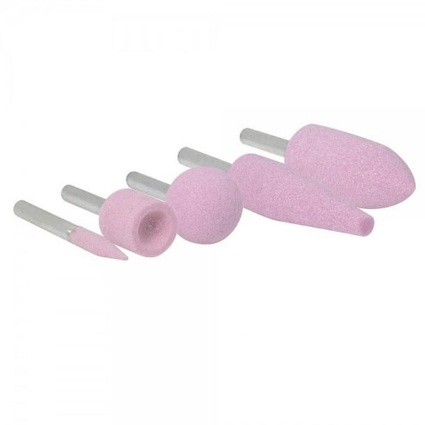 Juego 5 Puntas Montadas Óxido De Aluminio Rosa Tipo A Urrea APM5A