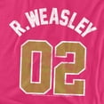 thumbnail image 2 of Harry Potter Weasley Jersey Women's T Shirt, Hot Pink, Medium, 2 of 6