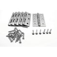 thumbnail image 2 of XJS Cabinet Stainless Steel Screw Mounted Door Hinges with mounting Screws (2.5" 6 Pcs), 2 of 4