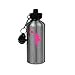 thumbnail image 3 of Personalized Custom Cheerleader Aluminum Silver Finish 20 Ounce Water Bottle Customizable, 3 of 4