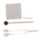 thumbnail image 5 of Diapasón De 128 Hz Para Curación, aleación De Aluminio Diapasón De 128 Hz De Gran Tamaño Ergonómico Con Mazo Para Nervioso, 5 of 7