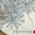 thumbnail image 6 of Best Choice Products Prelit 7.5ft Artificial Tinsel Christmas Tree Festive Holiday Decoration w/ 1,350 Tips - Silver, 6 of 8