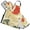 Cranes Birds with Waves and Sun, variant on Unicorns and Rainbow 5 Pcs Kitchen Set Heat Resistant Oven Mitts and Non-Slip Pot Holders with Adjustable Cooking Apron
