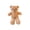 Khaki, variant on Brown Brown Cute Plush Teddy Bear Soft Stuffed Animal Doll Toy For Kids Washable 11X5.1X3.1Inch