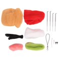 thumbnail image 1 of ZPSHYD Kit de Fieltro de Aguja, Paquete de Material Artesanal de Fieltro de Lana DIY, Fieltro de Lana de Perro Bonito de Felpa para Principiantes con Manual de Instrucciones en inglés, 1 of 5