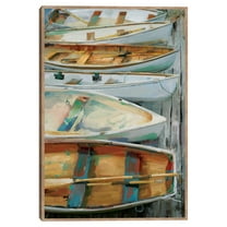 Dockside by Studio Arts Framed Canvas Art