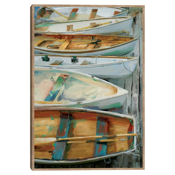 Dockside by Studio Arts Framed Canvas Art