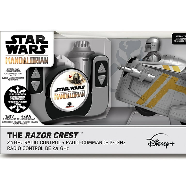 Star Wars The Mandalorian 9 Remote Control Razor Crest R C Vehicle Children Ages 5 Years and Up