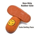 Lankey Smiley Face Slippers for Kids/Children, AntiSlip Soft Plush