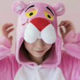 thumbnail image 1 of Kigurumi Unisex disfraz ropa de dormir ni?os adultos Pink Panther pijamas Cosplay LingWen 8390615512435, 1 of 1