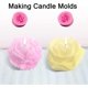 thumbnail image 3 of 2 Pieces, 3.5 x 3.5 x 1.8cm,Silicone Soap Flower Molds 3D Rose Flower Fondant Mold Rose Flower Shaped Silicone Mold Rose Mold for Muffin, Cake, Soap, 3 of 5