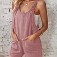 thumbnail image 1 of Patched Pockets Overall Jumpsuit, Casual Overall Jumpsuit For Spring & Summer, Women's Clothing, 1 of 5