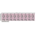 thumbnail image 3 of Ambesonne Floral Fabric by the Yard Upholstery, Ornamental Small Flowers, 2 Yards, Soft Pink and Pale Grey, 3 of 5