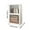 🔥 A_New#2315, variant on Bookcase Storage Rack Double-Layer Dust-Proof Organizer | Modular Stackable Cabinet with Frosted Transparent Doors, Sturdy Plastic Panels, 71x42x30cm, Modern Space-Saving Design for Living Room