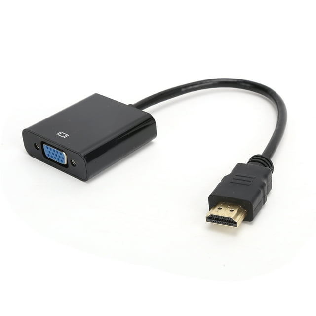HD Multimedia Interface to VGA Converter Cable with 3.5mm Audio