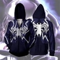 thumbnail image 2 of Venom-Sudadera con capucha de Spiderman vs Venom para hombre y mujer, chaqueta deportiva de Hip Hop, disfraz de Halloween, Primavera, 2 of 5