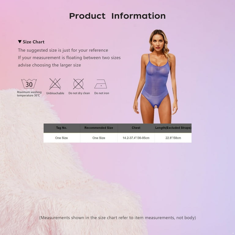 YONGHS Women's One Piece Sleeveless Leotard Mesh Sheer See