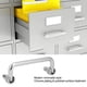 thumbnail image 5 of Tiradores de puerta Tiradores de gabinete Piezas de hardware Metal Hierro Acero inoxidable 304 Plata 100MM, 5 of 7